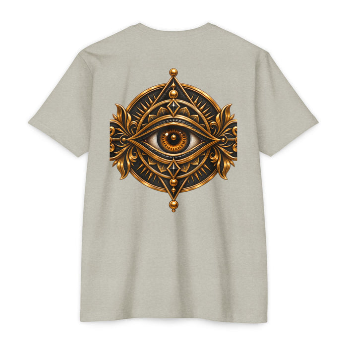 All-Seeing Eye Ornamental Design T-shirt | Mystical Symbol Shirt