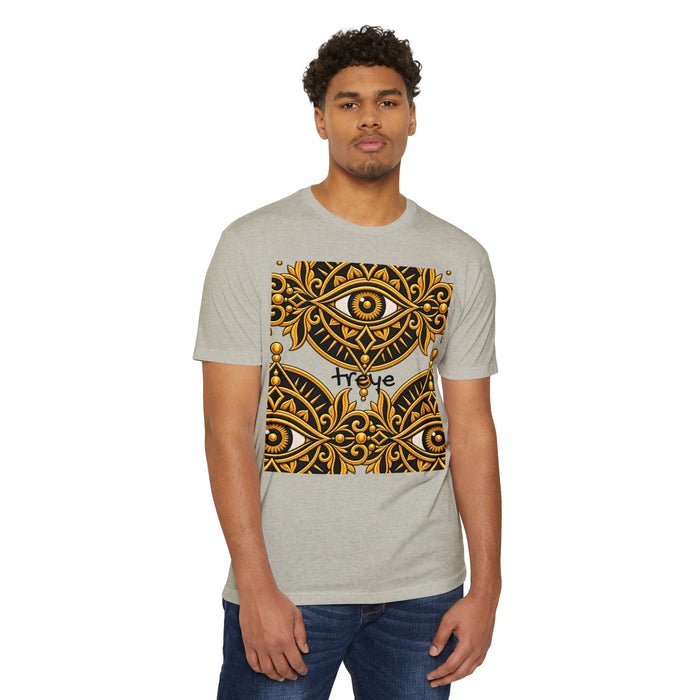 All-Seeing Eye Ornamental Design T-shirt | Mystical Symbol Shirt