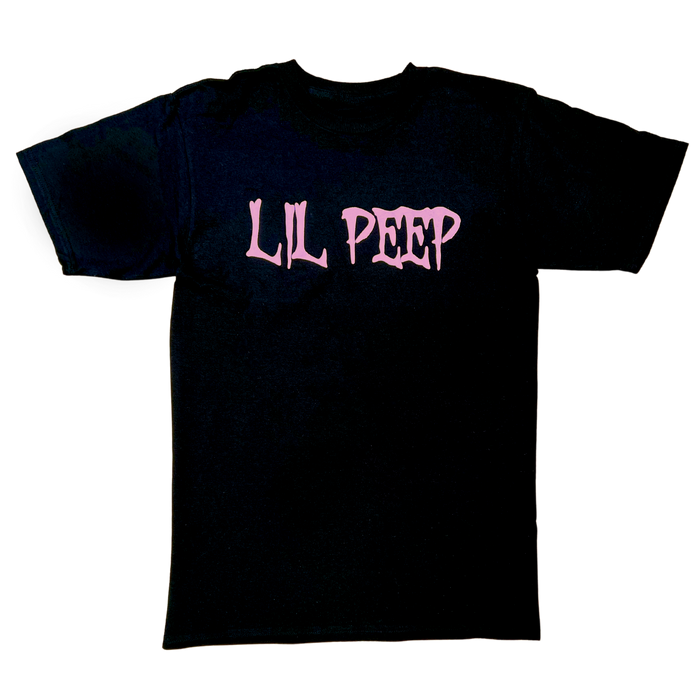 Black OG Lil Peep Design T-Shirt (Puff Print)