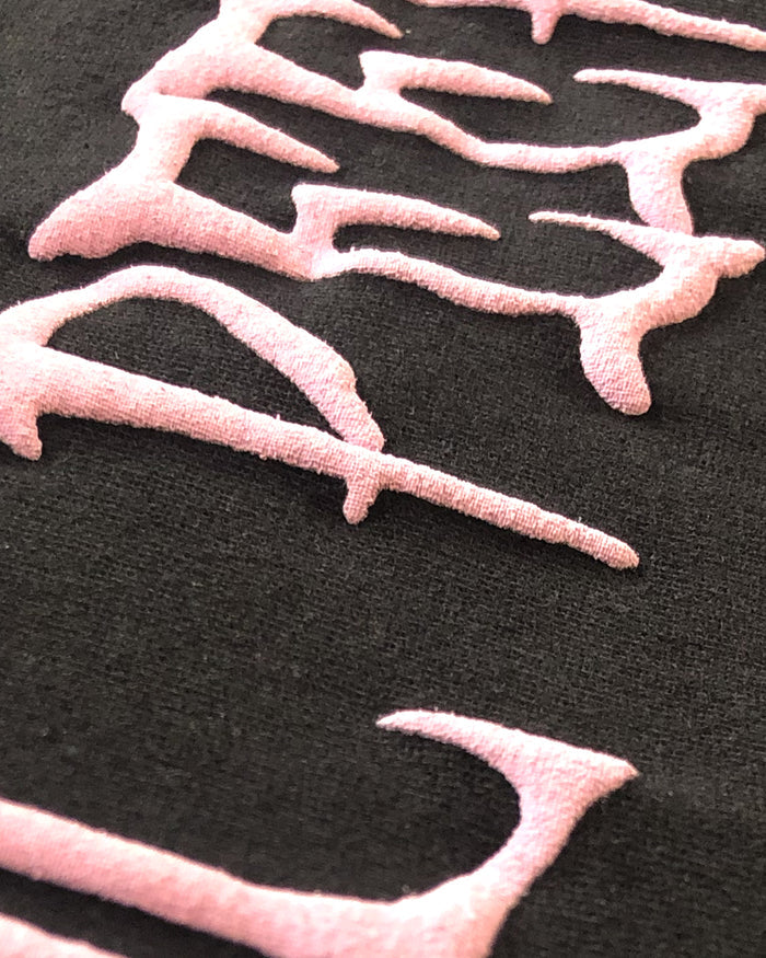 Black OG Lil Peep Design T-Shirt (Puff Print)