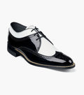 Black & White Spectator Wingtip Oxford Dress Shoes - Upscale Men's Fashion