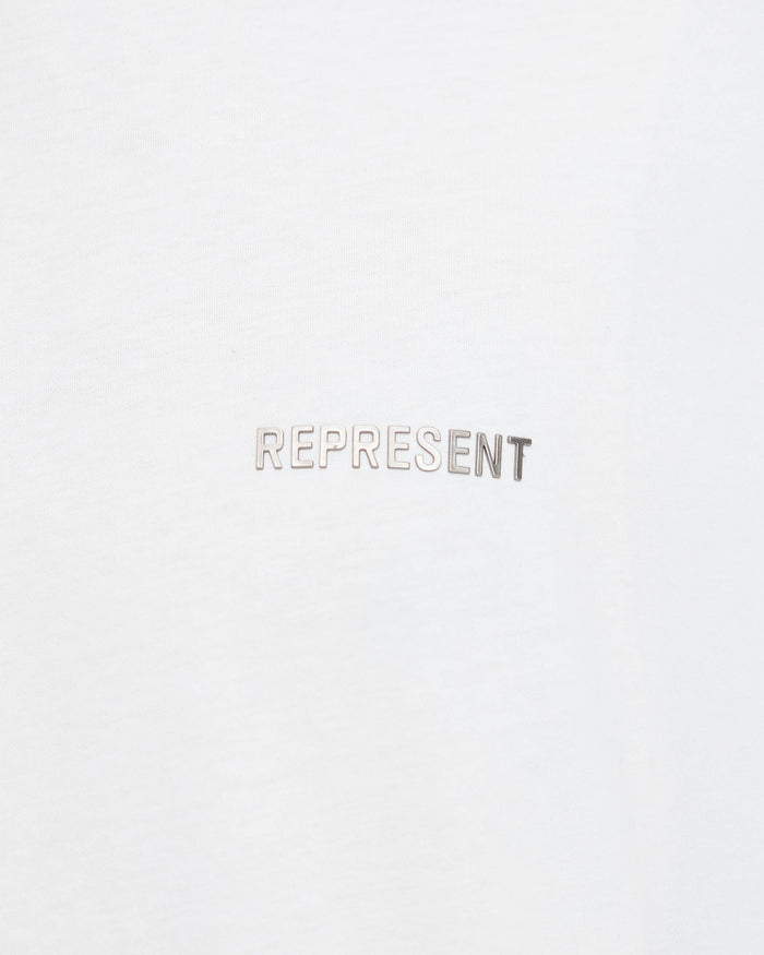 Block Logo T-Shirt - Flat White