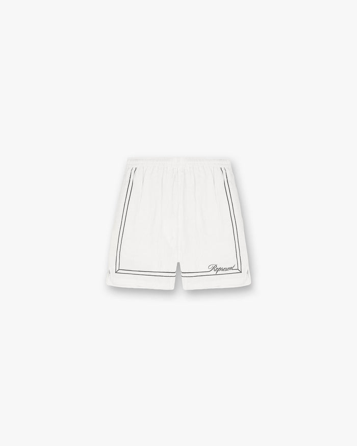 Border Short - Whisper White