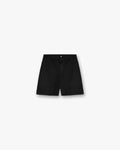 Cotton Tailored Short - Jet Black