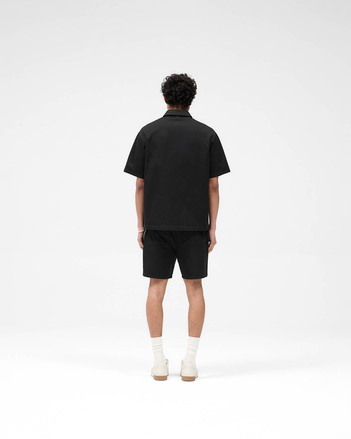 Cotton Tailored Short - Jet Black