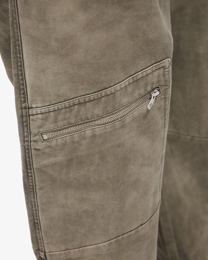 Cotton Workwear Pant - Dark Olive