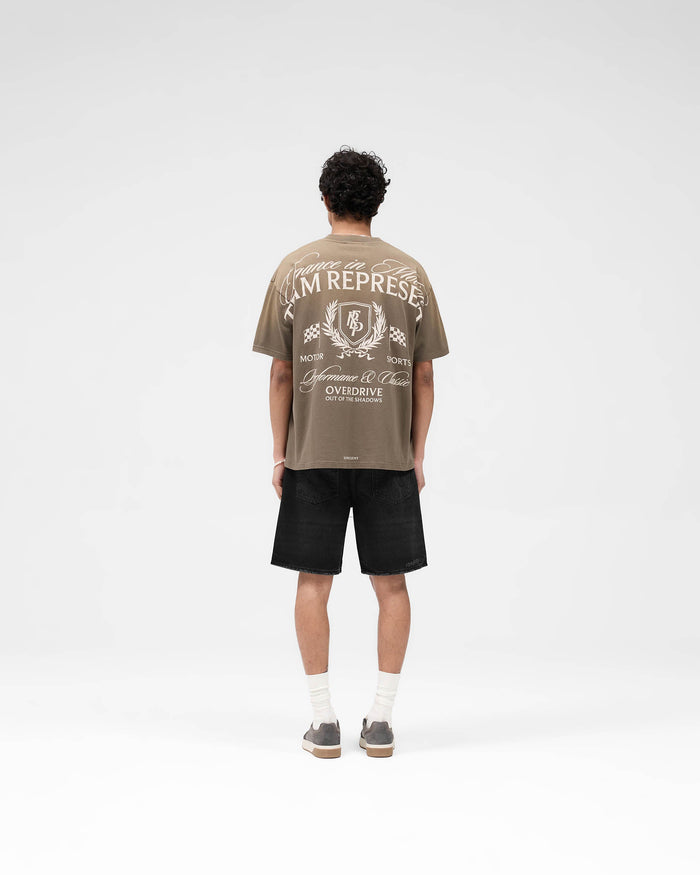 Crest T-Shirt - Dark Taupe