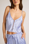 Eclipse Washable Silk Button Cami in Muse