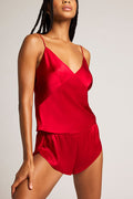 Eclipse Silk Cami in Cerise
