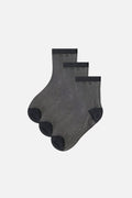 Fancy Mesh Sock in Black 3 Pack