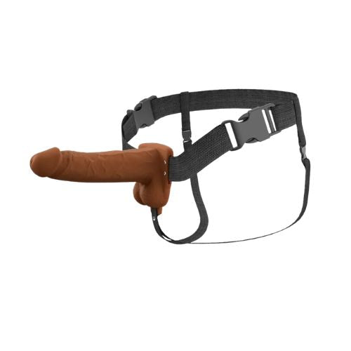 Fantasy X-Tensions Elite Vibrating Silicone Hollow Strap-On Dual Density from Nice 'n' Naughty