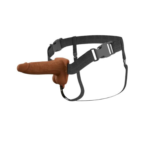 Fantasy X-Tensions Elite Vibrating Silicone Hollow Strap-On Dual Density from Nice 'n' Naughty