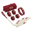 Honey Play Box Kinky Play Box Federico Luxurious Leather Restraint Kit Red from Nice 'n' Naughty