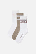 Feel Good Varsity Sock in Ambient (Pack)