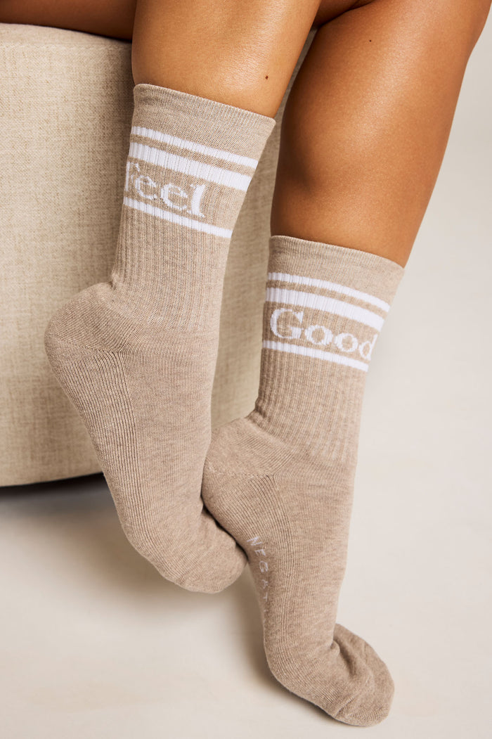 Feel Good Varsity Sock in Ambient (Pack)