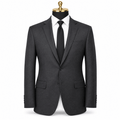Ferera Collection – Dark Grey Modern Fit Suit Jacket - Upscale Men's Fashion
