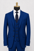 Men's French Blue modern fit Ferera suit vest