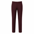 Ferera Collection Men's Burgundy Modern Fit Suit Pants - Upscale Men's Fashion