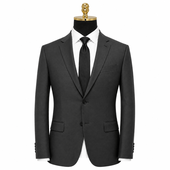 Ferera Collection Men's Dark Gray Slim Fit Suit Jacket - Upscale Men's Fashion
