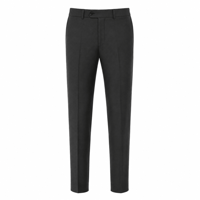 Ferera Collection Men's Dark Gray Slim Fit Suit Pants - Upscale Men's Fashion
