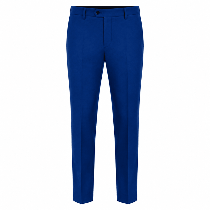 Ferera Collection Men's French Blue Slim Fit Suit Pants - Upscale Men's Fashion