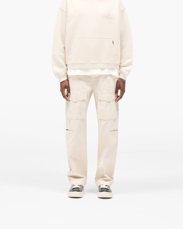 Front Pocket Cargo Pant - Champagne