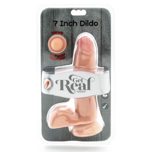 Get Real Dual Density Dildo w Balls