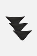 Glacé String Bikini in Black (Pack)