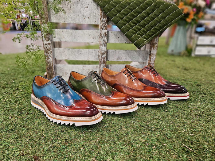 Gorgeous Two Tone Oxford Wingtip - Upscale Men's Fashion