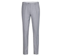Grey Flat Front Pants - Upscale Men's Fashion