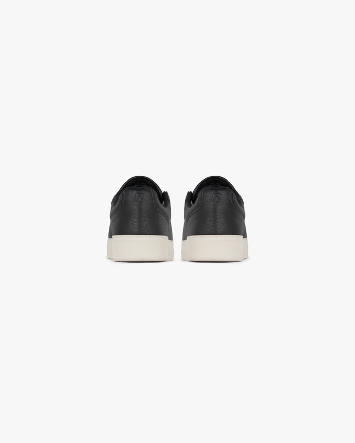 Initial Sneaker - Leather - Black