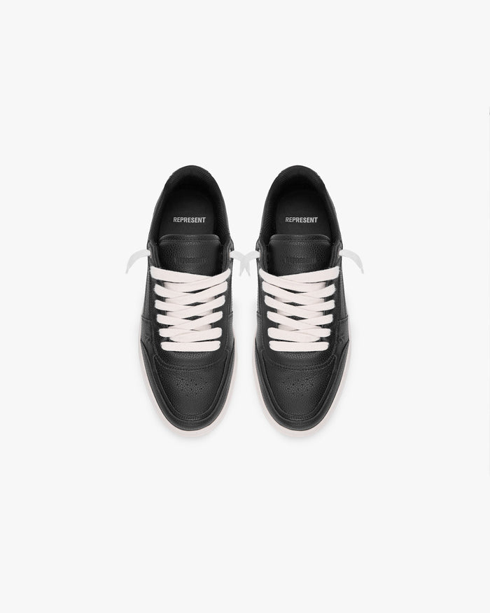 Initial Sneaker - Leather - Black