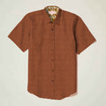 Inserch Men’s Short Sleeve Shirt – 100% Premium Linen - Upscale Men's Fashion