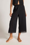 Island Cropped Pant in Black