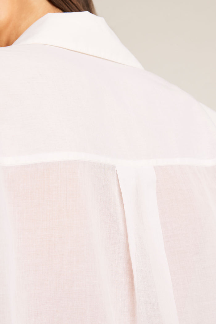 Island Shirt in White back