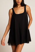 Island Dress in Black Front