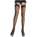 Leg Avenue Fishnet Stockings w Lace Top from Nice 'n' Naughty