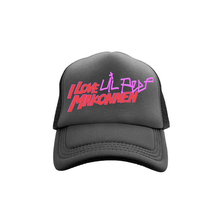 Lil Peep x ILoveMakonnen - DIAMONDS Black Trucker Hat