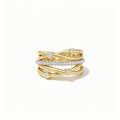 Lumi Cascade Ring on a clean white background