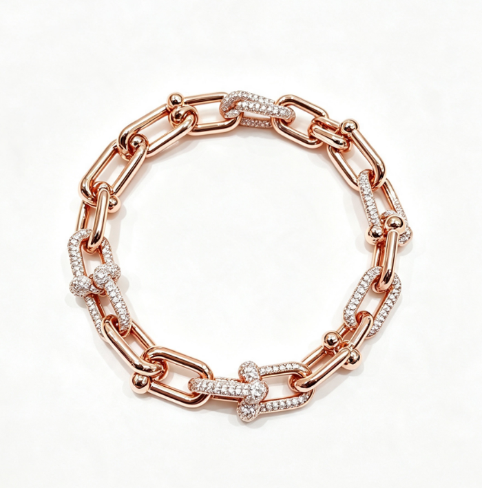 LumiBloom Square Element Bracelet front view