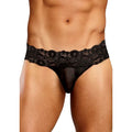 Male Power Lace Micro Thong Black from Nice 'n' Naughty
