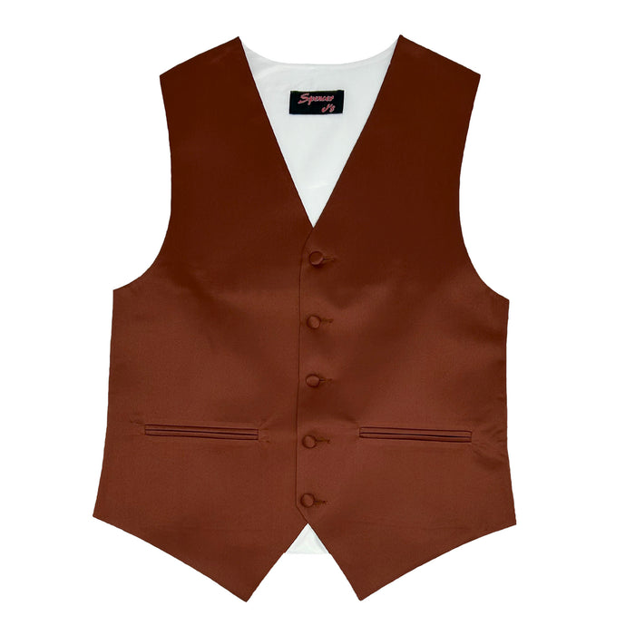 Men’s Auburn Satin Vest - Upscale Men's Fashion