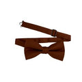 Men's Auburn Solid Satin Pre-Tied Bow Tie - Upscale Men's Fashion