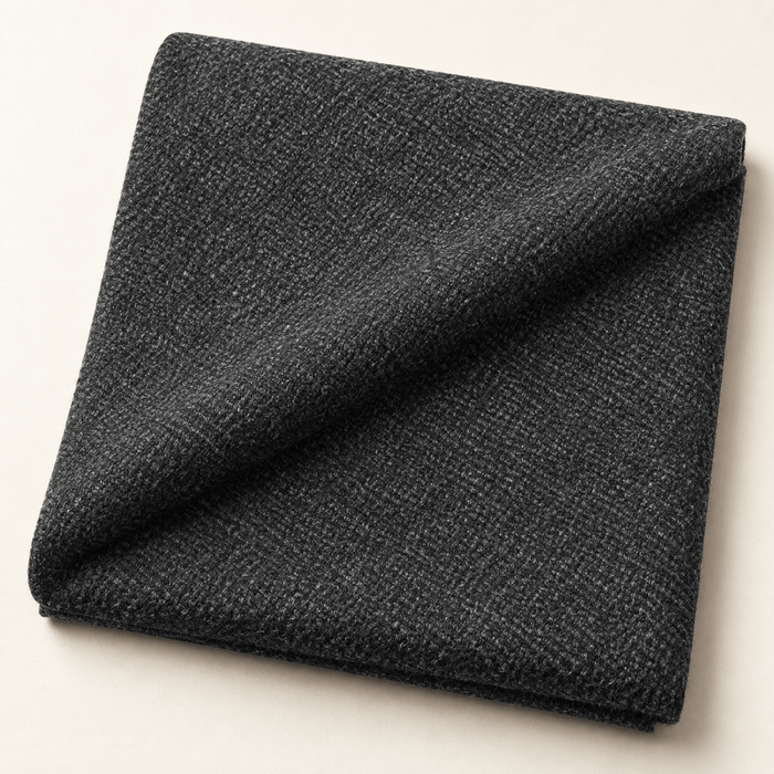 Men's Charcoal 38" Knee-Length Wool-Blend Topcoat – Nordic Collection - Upscale Men's Fashion
