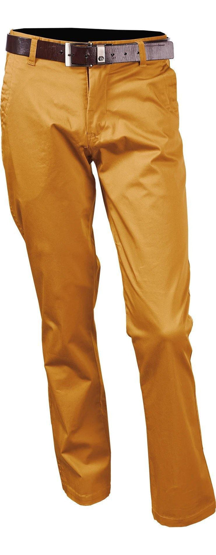 Men's Chino Casual Pants color Khaki - Upscale Men's Fashion
