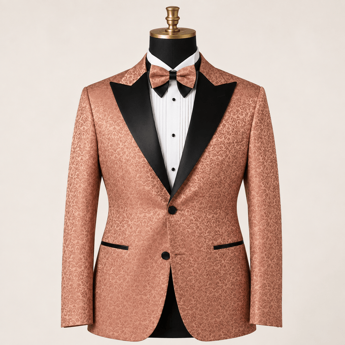 Men's Clay Floral Jacquard Regular Fit Dinner Jacket – Fiorenzo Collection - Upscale Men's Fashion