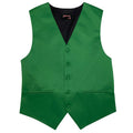 Men’s Emerald Satin Vest - Upscale Men's Fashion