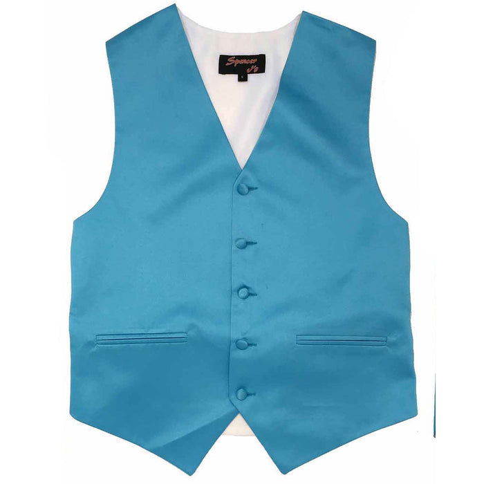 Men’s Glacier Satin Vest - Upscale Men's Fashion