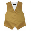 Men’s Gold Satin Vest - Upscale Men's Fashion