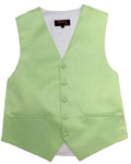 Men’s Key Lime Satin Vest - Upscale Men's Fashion